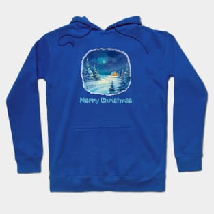 Winter landscape Christmas Hoodie